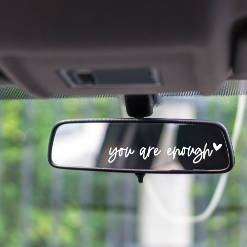 Car Rear View Mirror Motivational Decal