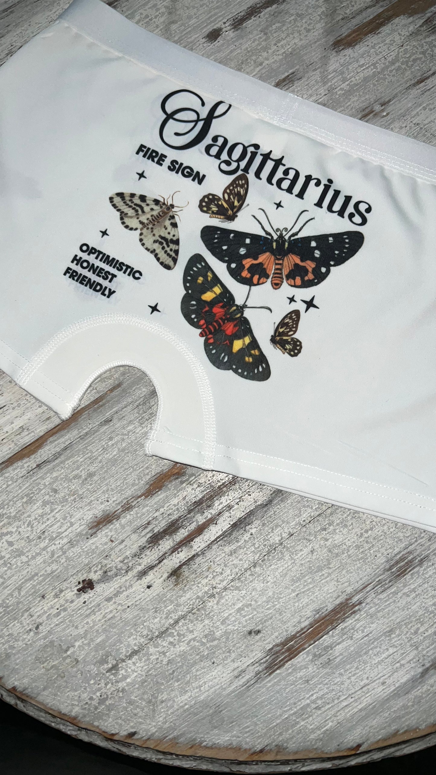 Ladies Zodiac Butterfly Boyshorts