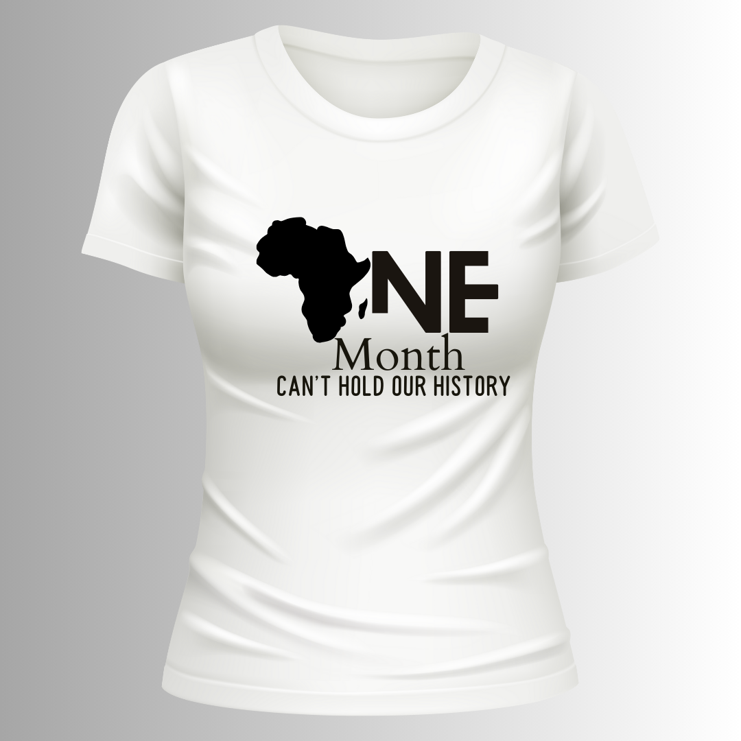 One Month Can’t Hold Our History Unisex T-Shirts