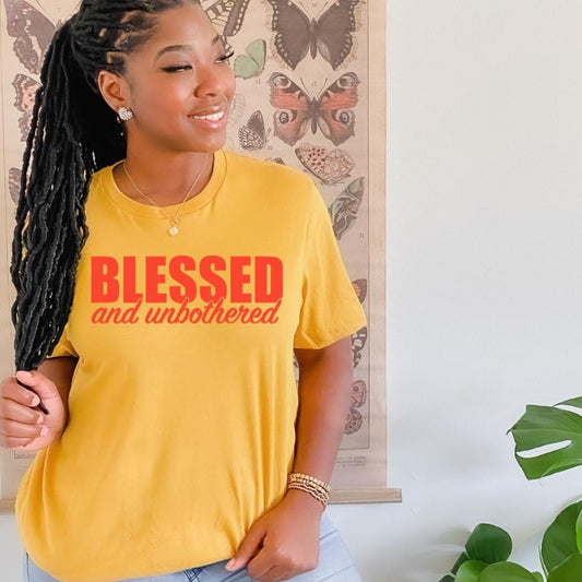 Women’s Blessed and Unbothered T-Shirt