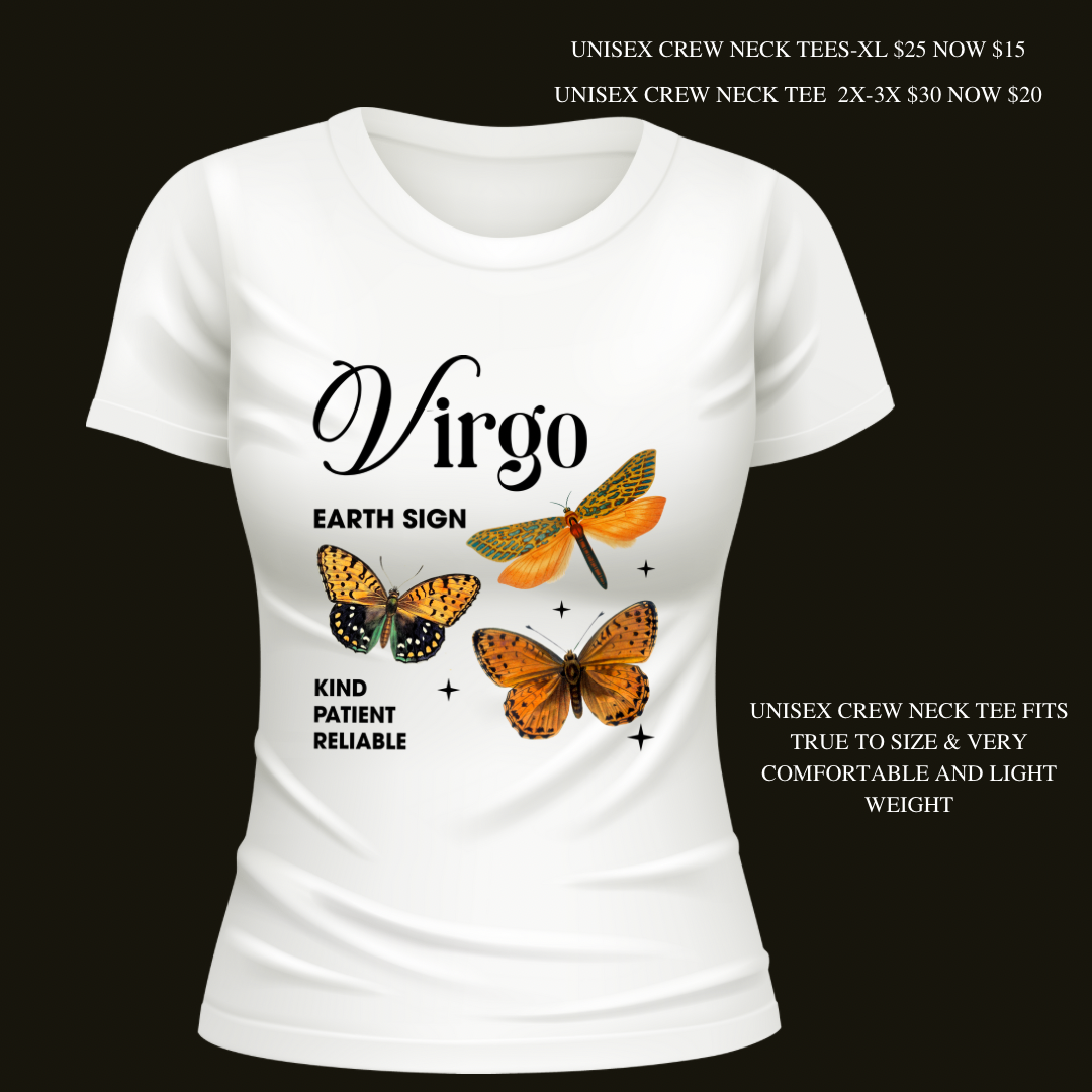 Zodiac Butterfly Unisex T-Shirt