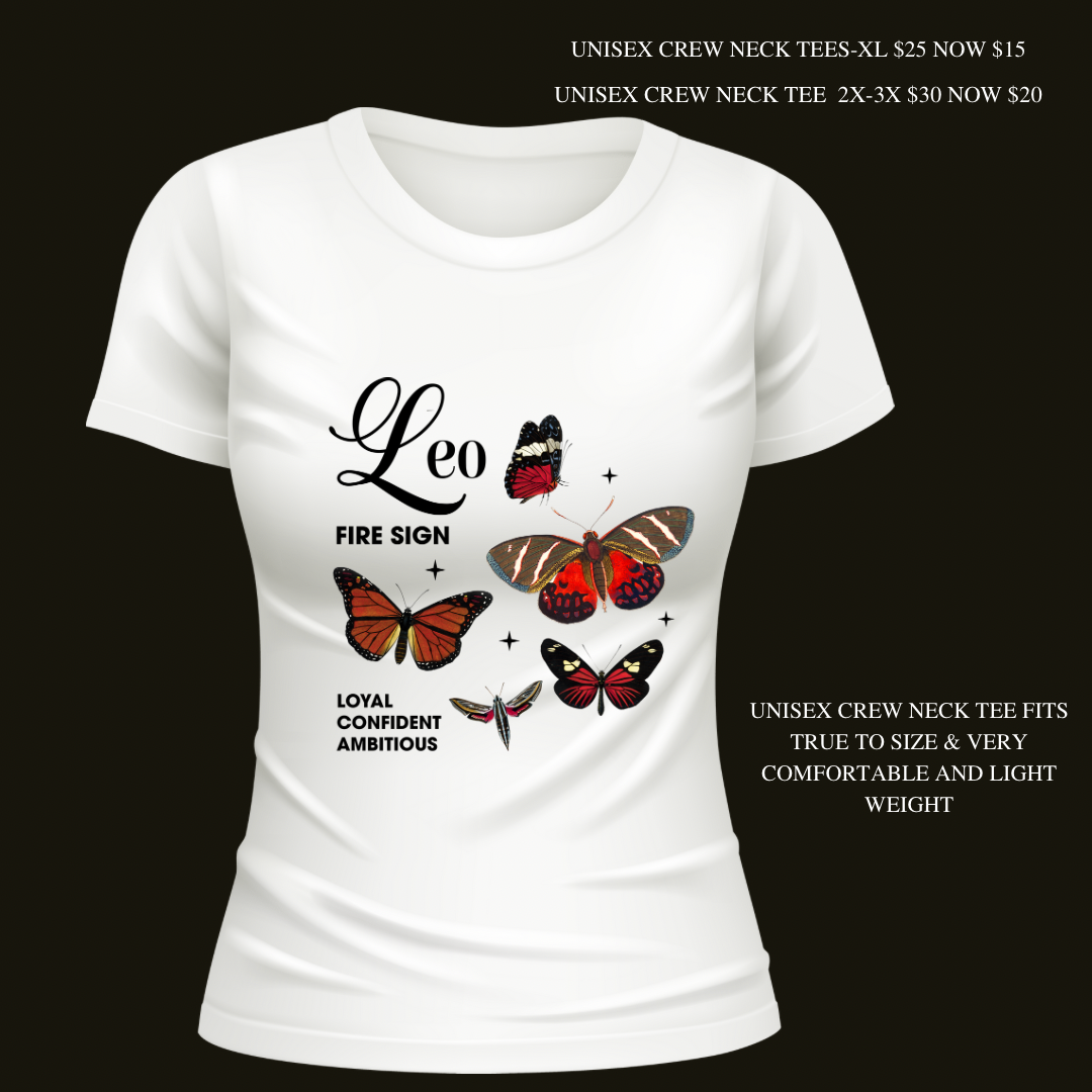 Zodiac Butterfly Unisex T-Shirt