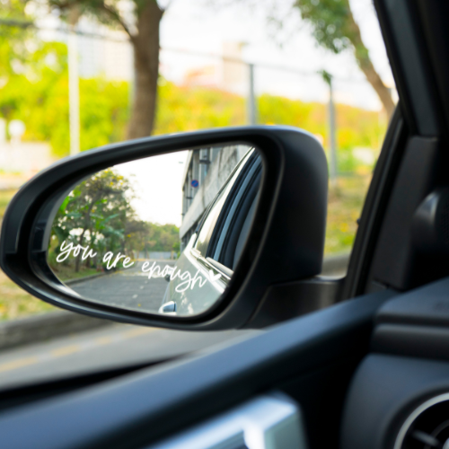 Car Rear View Mirror Motivational Decal