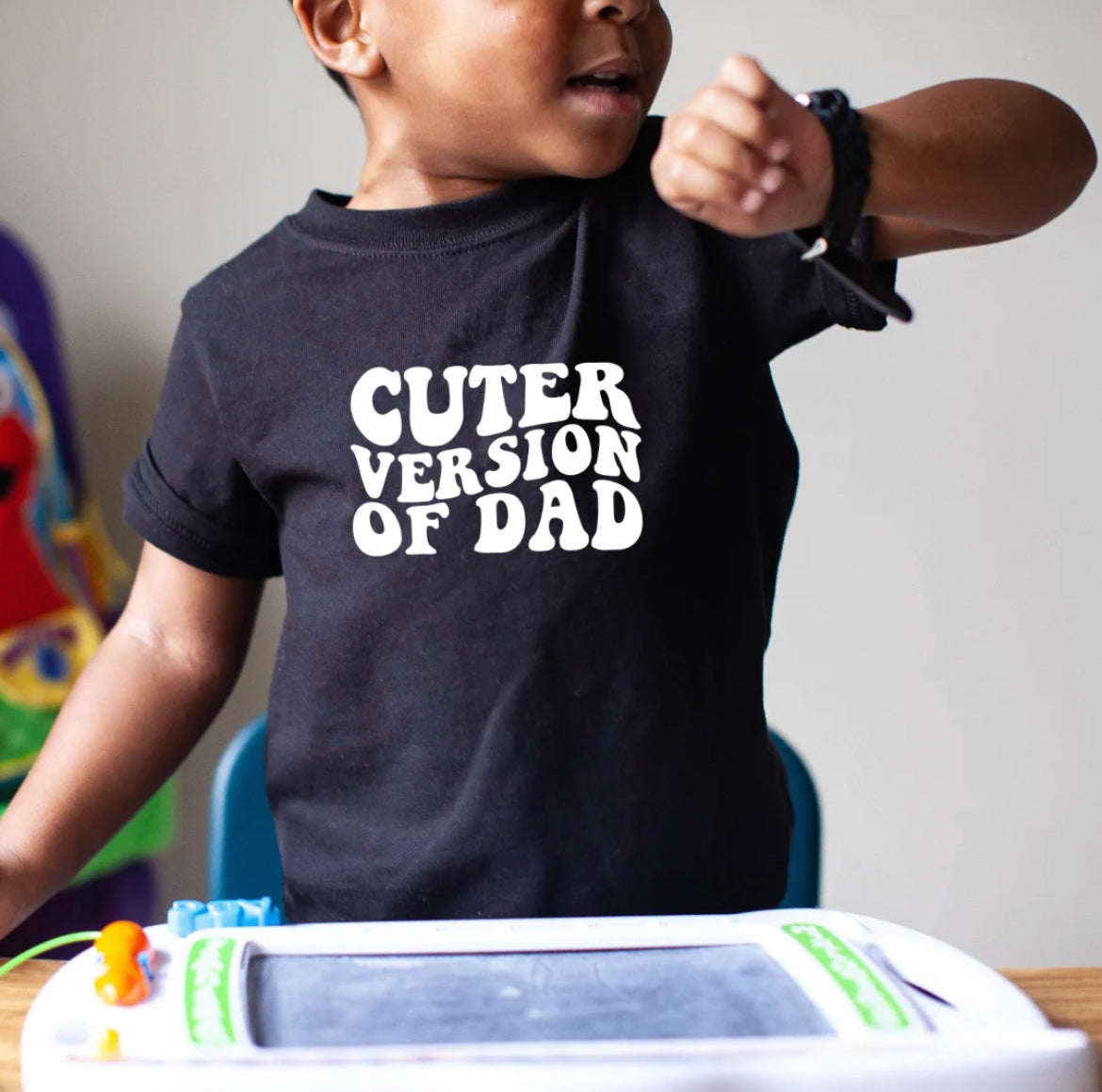 Cuter Version Of Dad Kids Tee