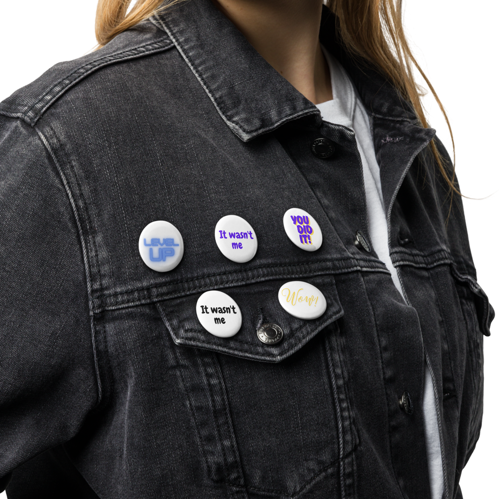 Fun Set of 5 pin buttons