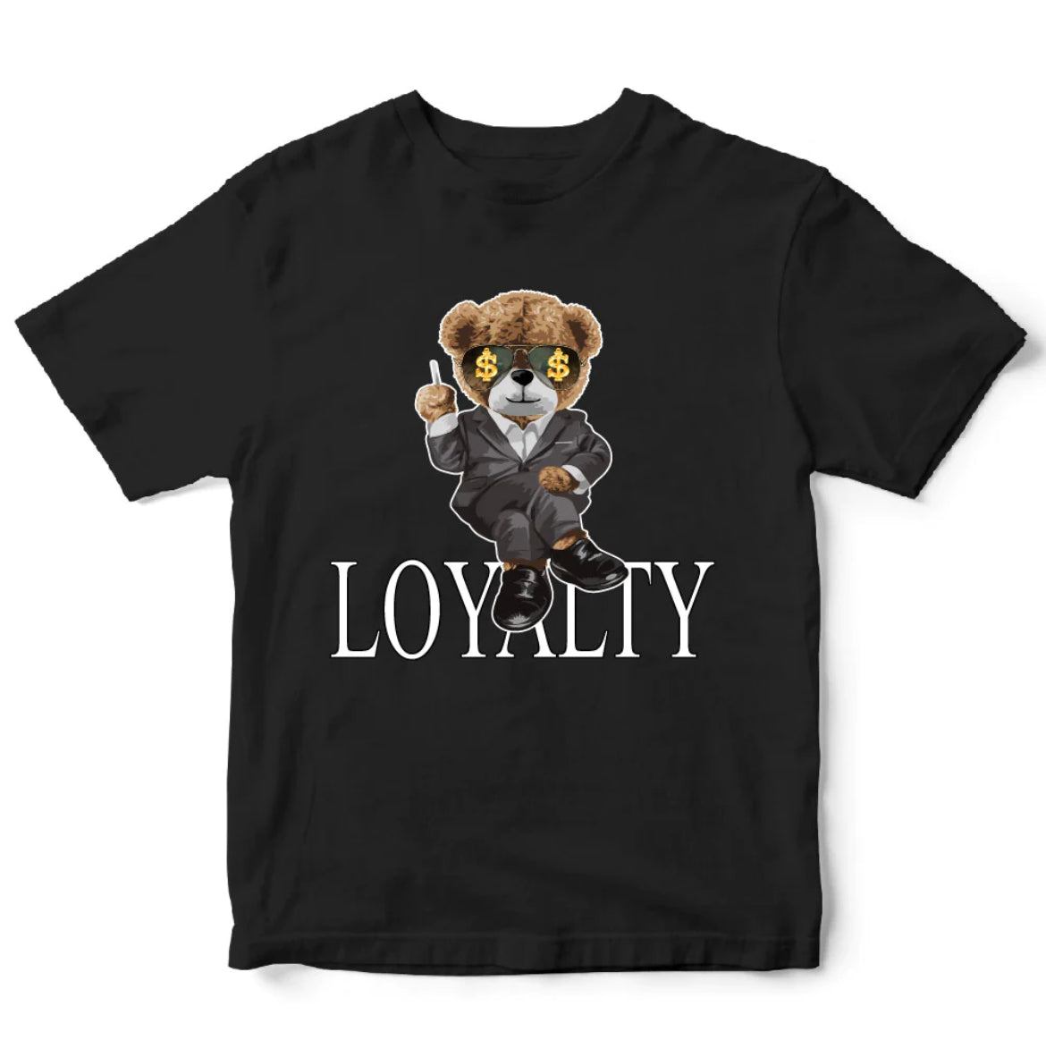 Men’s and Women’s Loyalty Bear T-Shirt or Crop Top Tee