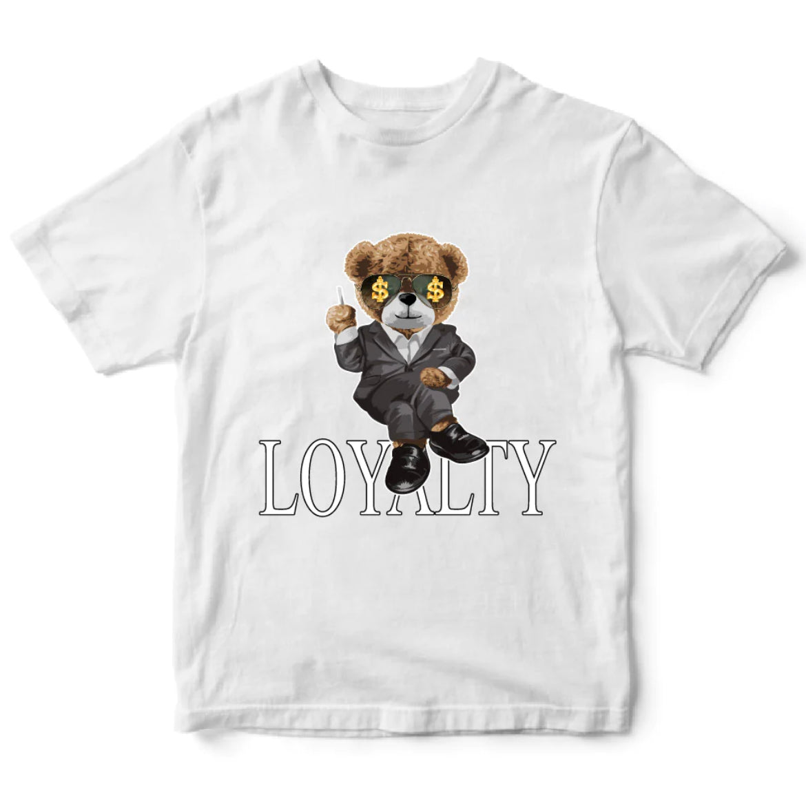 Men’s and Women’s Loyalty Bear T-Shirt or Crop Top Tee